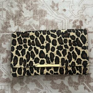 Leopard Print Clutch
